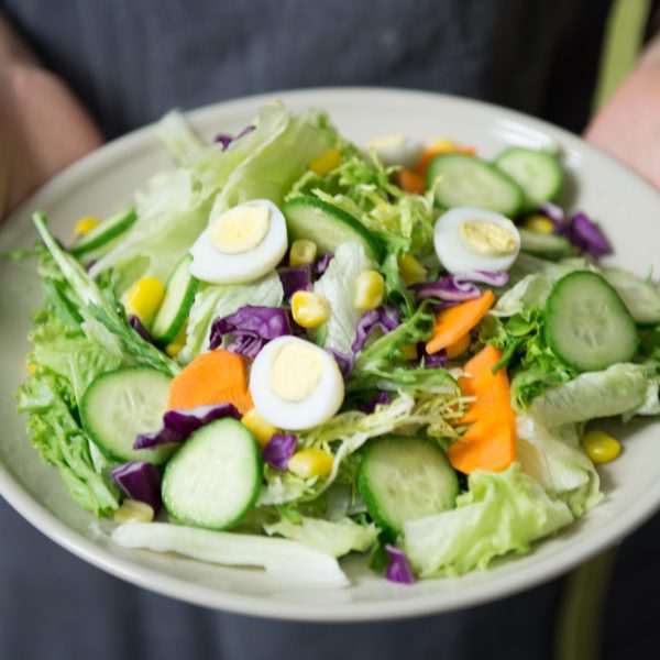een bord met groentjes voor een lifestyle change