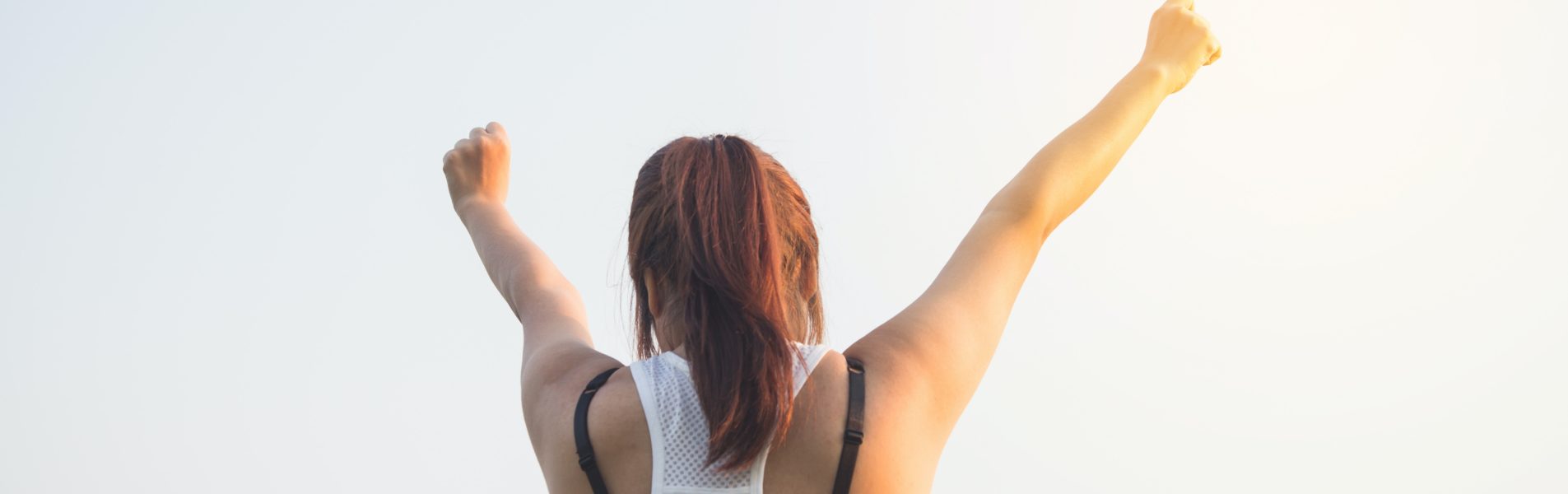 vrouw ochtend sporten