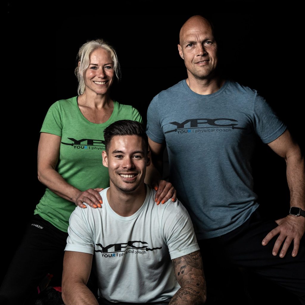 Nicolette, Ronald en Rino van YOUR | physical coach Elst